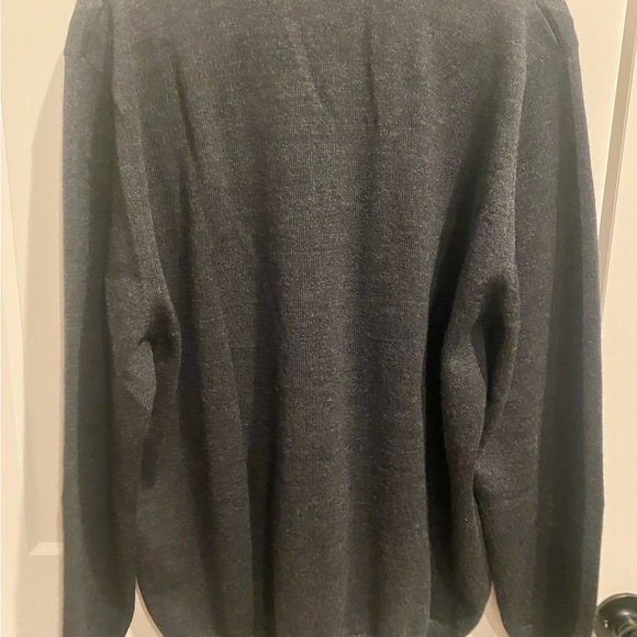 Vintage Tricots St Raphael 100% Merino Wool Knit Sweater / Size L Argyle - Picture 4 of 5